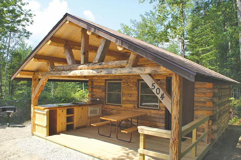 WHite Mountains, NH cabin rental at Moose Hillock Camping Resort