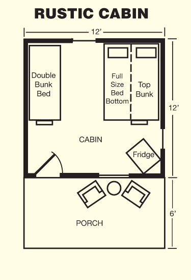 Rustic Cabin Floor Plan